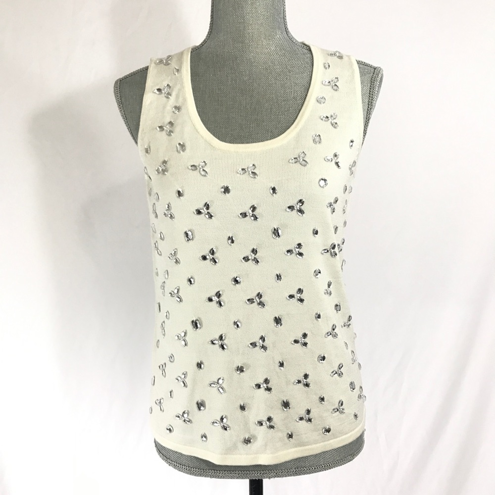 Embellished tank top